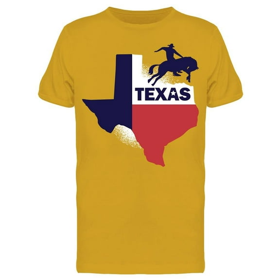 Texas Bull Colors Flag Men's T-shirt