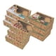 thumbnail image 1 of Cajas de regalo navideñas con ventana transparente, suministros para fiestas, envoltura de regalos 9 conjunto, 1 of 9