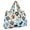 Stylish Doggies, variant on Wrapables Large Foldable Tote Nylon Reusable Grocery Bags, Dessert Dogs