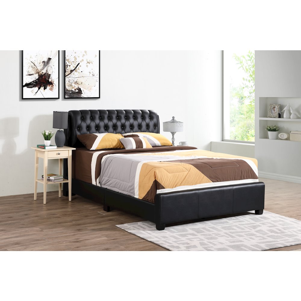 Glory Furniture Marilla Queen Bed in Black Color