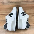 thumbnail image 3 of New Balance Mens 11.5 574 Classic V1 White Leather Sneakers Black Accent Shoes, 3 of 6