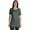 Gray, variant on Plain Basic Tshirt Long Length Tee Short Sleeve Workout Top For Women