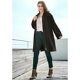 thumbnail image 5 of Roaman's Women's Plus Size Wool Blend Driving Coat, 5 of 5