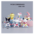 thumbnail image 2 of Set 6 Figuras Hello Kitty Kuromi Colección Malubero Colores, 2 of 5