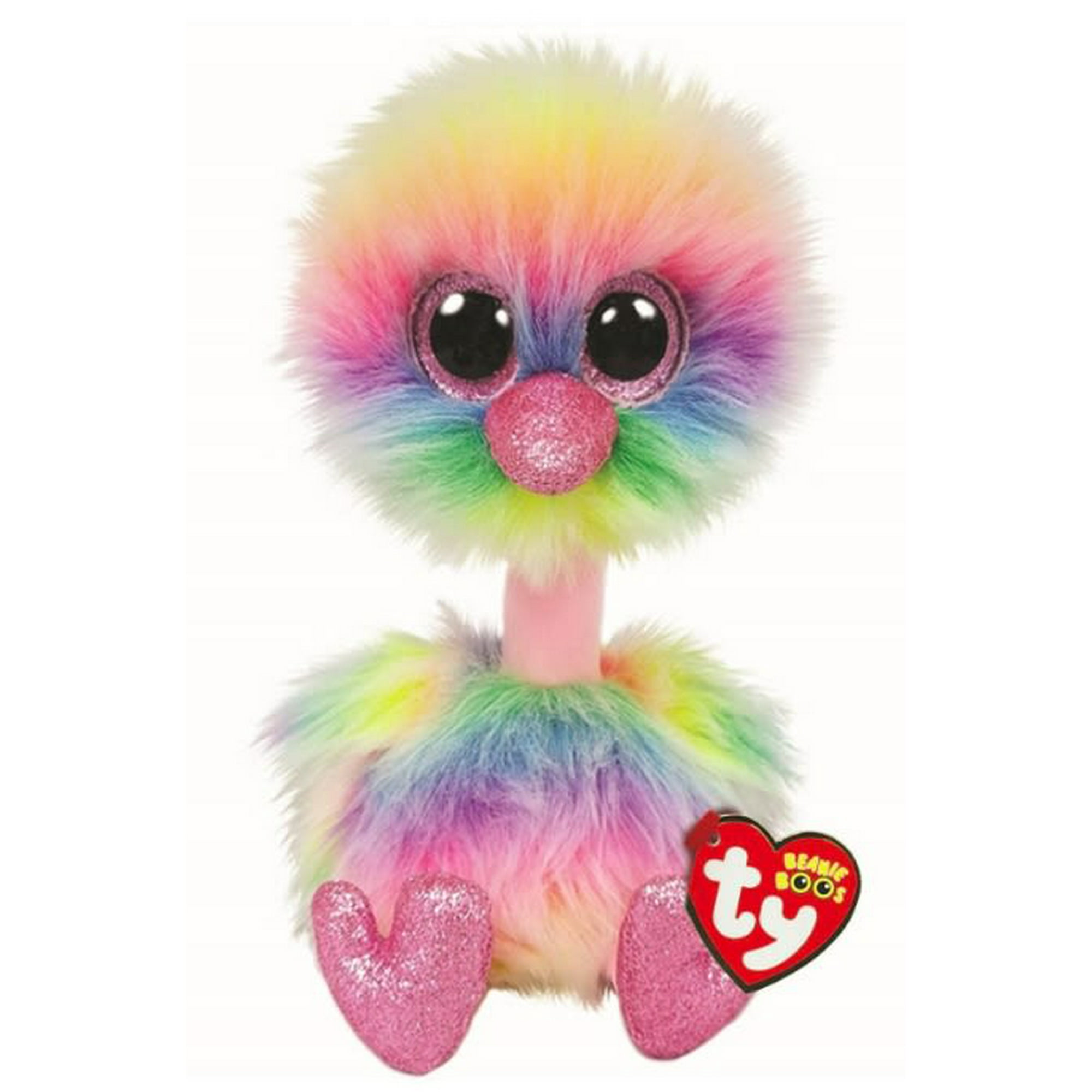 Peluche Asha Avestruz Arco Iris  Mediano 36448