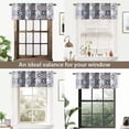 thumbnail image 3 of DriftAway Diamond Trellis Watercolor Geometric Valance, 52” x 14”, 3 of 6