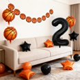 thumbnail image 3 of Globos con números de baloncesto de 40 cm para decoración de fiesta de segundo cumpleaños, 3 of 6