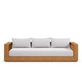 thumbnail image 5 of Modway Tahoe Outdoor Patio Acacia Wood Sofa in Natural Light Gray, 5 of 10