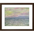 thumbnail image 2 of On the High Seas, Sunset at Pourville Coucher De Soleil a Pourville, Pleine Mer, 1882, Scenic Framed Art Print Wall Art by Claude Monet Sold by Art.Com, 2 of 6
