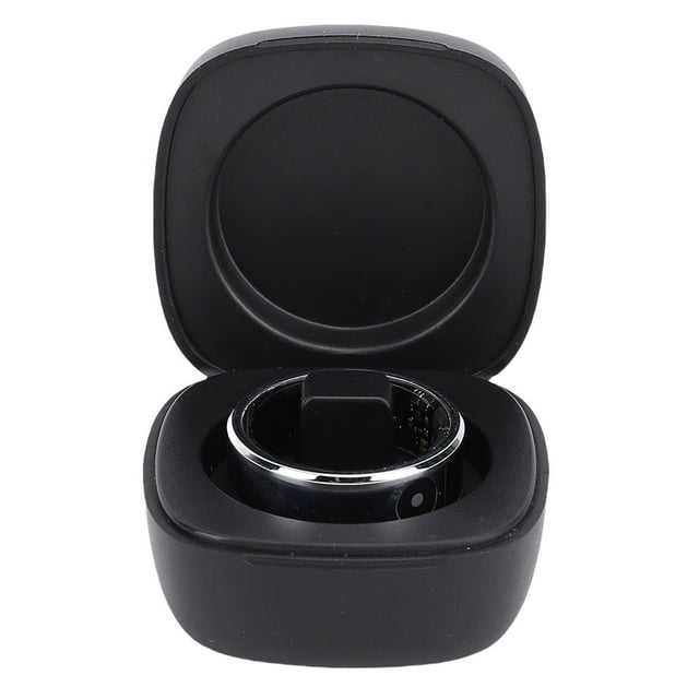 Fitness Tracker Ring, Smart Ring Color Screen Water Proof Multiple Sports Modes APP Connection Touch Button for Climbing Cycling Running Size 8 ID 17.7mm / 0.70in, Circumference