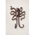 thumbnail image 2 of Kalalou Cast Iron Octopus Wall Hook, One Size, Brown, 2 of 3