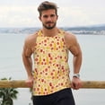 thumbnail image 6 of KLL Halloween Elements Print Men's Muscle Gym Workout Stringer Tank Tops Bodybuilding Fitness T-Shirts Tank Tops Men-4X-Large, 6 of 7