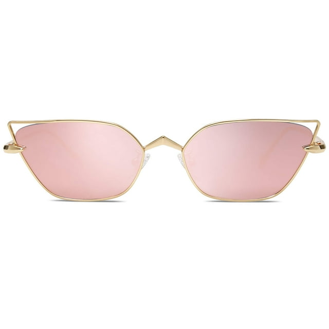 Gafas de sol SOJOS estilo ojo de gato SJ1127 para mujer, diseño estrecho y de moda