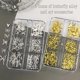 thumbnail image 2 of Abalorios y gemas para uñas acrílicas con forma de mariposa y lazo dorado, 2 of 7