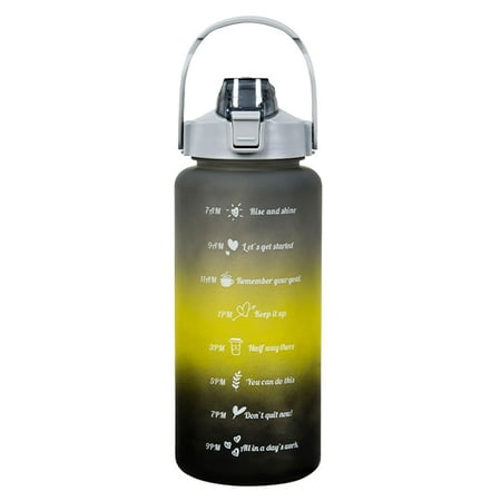 

WPNMASNP 300 Ml Water Bottles with Times To Drink and Straw Motivational Water Bottle with Time Marker Leakproof Drinking Sports Water Bottle for Fitness Gym and Outdoor Clearance