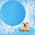 thumbnail image 1 of 36 Inch Cooling Mat for Dogs Pet Summer Self Cooling Pad for Medium Large Dog Washable Blanket Sleeping Cool Breathable Portable Bed for Indoor Outdoor Pet Cat, 1 of 5
