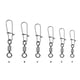 thumbnail image 2 of Greeniant Paquete de 10 pines de conector de pesca de acero inoxidable, rodamiento de anzuelo portátil a presión, aparejos de anzuelo para profesional Type3 NO3 Greeniant OD027794-02, 2 of 6