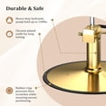 thumbnail image 5 of UBesGoo Barber Chair, Heavy Duty Salon Stool, Hydraulic Pump 360° Swivel, Black Gold, 5 of 7