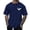 Dark Blue, variant on FUZHIQ Graphic T Shirts for Men Green Cozy Breathable Round Neck Going Out Tees Clothes Solid Color Shirt Casual Short Sleeve Summer Basic Tops,XXL