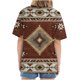 thumbnail image 3 of Fiudx Ofertas y Liquidaciones Moda Mujer Casual Cuello Redondo Impresión Blusa Manga Corta Camiseta Verano Tops, 3 of 4