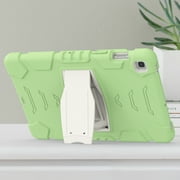 Shockproof Case for Samsung Galaxy Tab S7 FE 5G SM-T730/Galaxy Tab S7+ Plus SM-T970 12.4, Kids Friendly Heavy Duty Rugged Hybrid Protective Tablet Cover with Kickstand, Matcha Green