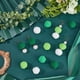 thumbnail image 4 of 100 bolas de pompones verdes para manualidades, de 25 mm, de poliéster, multicolor, suaves y esponjosas, redondas, mini pompones., 4 of 9