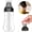 Black, variant on ZFSBZBS Condiment Squeeze Bottles Plastic Ketchup Bottles Cap for Restaurant and Home,Beige