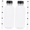 thumbnail image 3 of unbranded 12Pcs Plastic Juice Bottles Large Capacity Reusable Black for Daily Use, 3 of 8