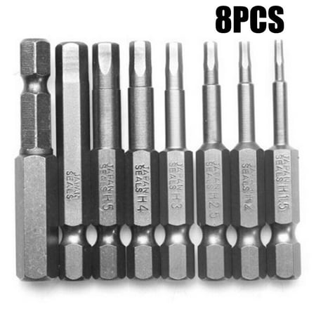 

50mm Screwdriver Bit Shank Silver S2 alloy steel Nut Workshop Supplies