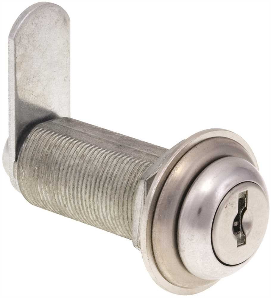 US Lock Disc Tumbler Cam Lock, 13/4", Chrome, Keyed Alike 330