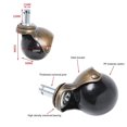 thumbnail image 2 of Surrme Set Of 5 Office Chair Swivel Casters, Replacement Office Chair Swivel Leg Casters, For Wood, Rubber, Laminate, Tile Floors, Parquet, For Office Chair,Set Of 5 Office Chair Swivel C, 2 of 5