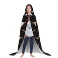 thumbnail image 3 of Honeii Western Cowboy Print Poncho Cape, Cloak Coat, Snuggly Hooded Wearable Blanket, Hooded Cape For Teenagers,Halloween Costumes-Small, 3 of 7