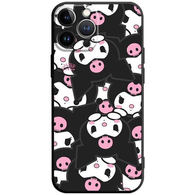 Cute Kuromi para iPhone 14 13 12 11 Pro X XR XS Max 8 Plus Mini funda de silicona xuanjing unisex