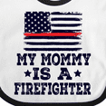 thumbnail image 4 of Inktastic Mommy is a Firefighter Boys or Girls Baby Bib, 4 of 4