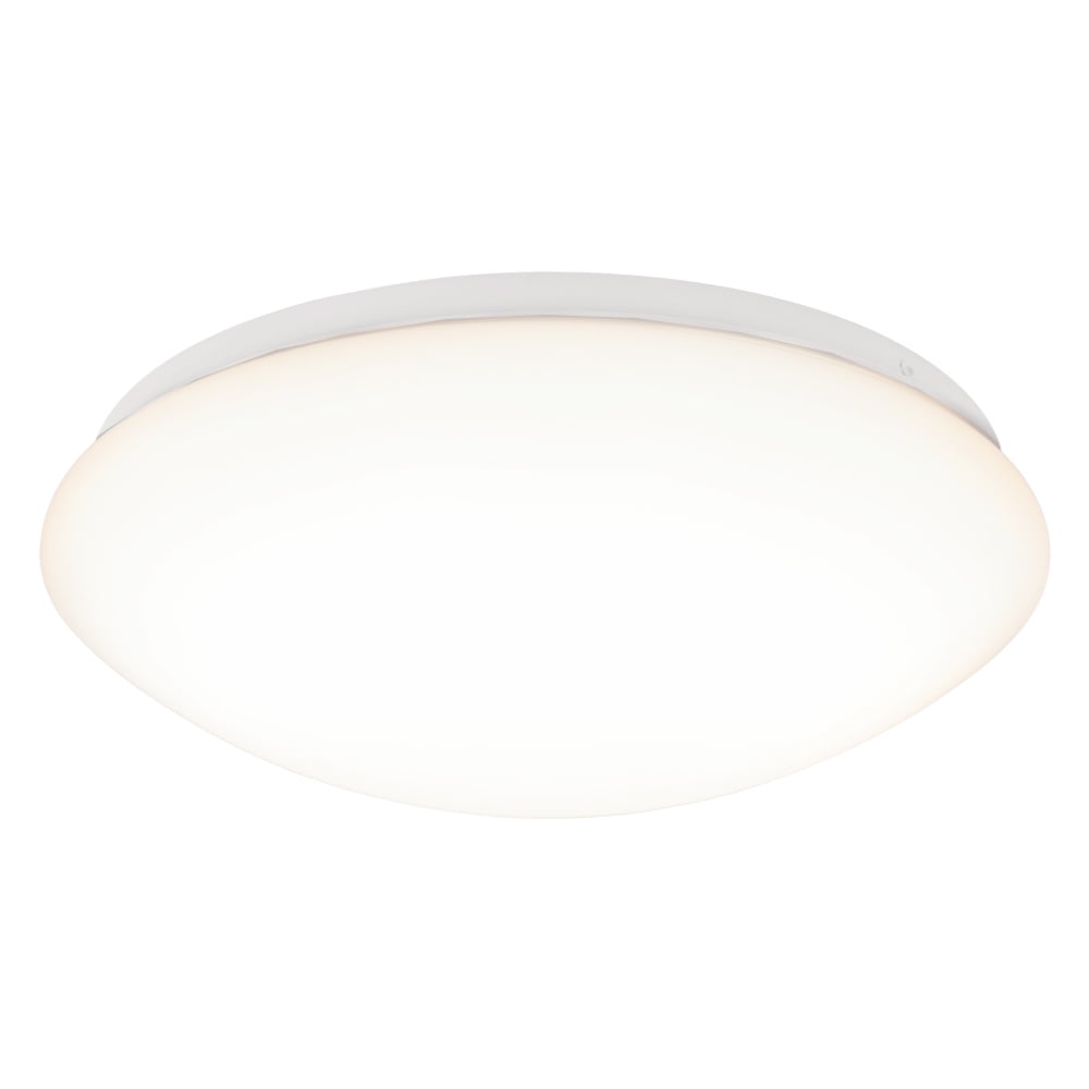 Maxxima 14 in. LED Flush Mount Ceiling Mushroom Light Fixture - Indoor Dimmable Dome Light, 3000K Warm White, 1600 Lumens, Ideal for Bedroom, Kitchen, and Entryway