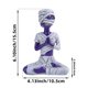 thumbnail image 3 of Halloween Purple Mummy Tabletop Decoration Halloween Skull Man Resin Decorative Crafts, 3 of 6