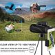 thumbnail image 2 of Telescopio monocular, 12x42 HD Potente telescopio monocular Monocular impermeable, para conciertos Caza Observación de aves Viajes, 2 of 5