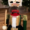 thumbnail image 4 of Northlight LED Lighted Animated and Musical Extendable Nutcracker Soldier Christmas Decoration  -, 4 of 9