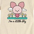 thumbnail image 2 of Winnie the Pooh - Piglet I'm a Little Shy - Toddler Girls Fitted Short Sleeve T-Shirt, 2 of 4