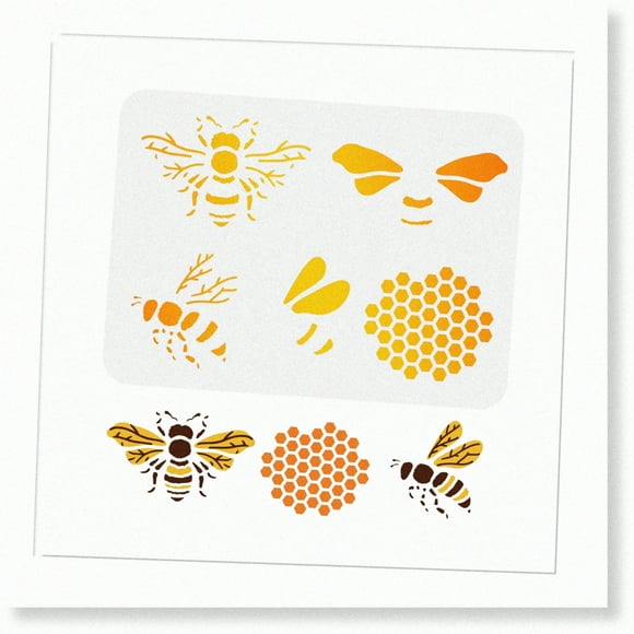 Large Size Bee Honeycomb Art Painting DIY Kit for DIY Gifts, Shirts, and Wall Decorations