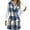 501_Blue, variant on Fall Coats for Graceful Ladies Fashion, Plaid Vest Dress Lapel Double Breasted Suit Dresses Fall Sleeveless Cardigan Jacket Dress, Womens Winter Tops