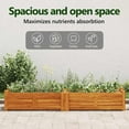thumbnail image 4 of vidaXL Brown Solid Acacia Wood Planter Boxes with Raised Garden Bed, 4 of 7