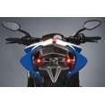 thumbnail image 2 of Kuryakyn 2546 Motorcycle Lighting Accessory: Kellermann Micro Rhombus DF Dark, LED Running/Turn Signal/Blinker/Brake Light with Smoke Lens, Red/Red/Amber, Rear Right, Satin Black, Pack of 1, 2 of 3