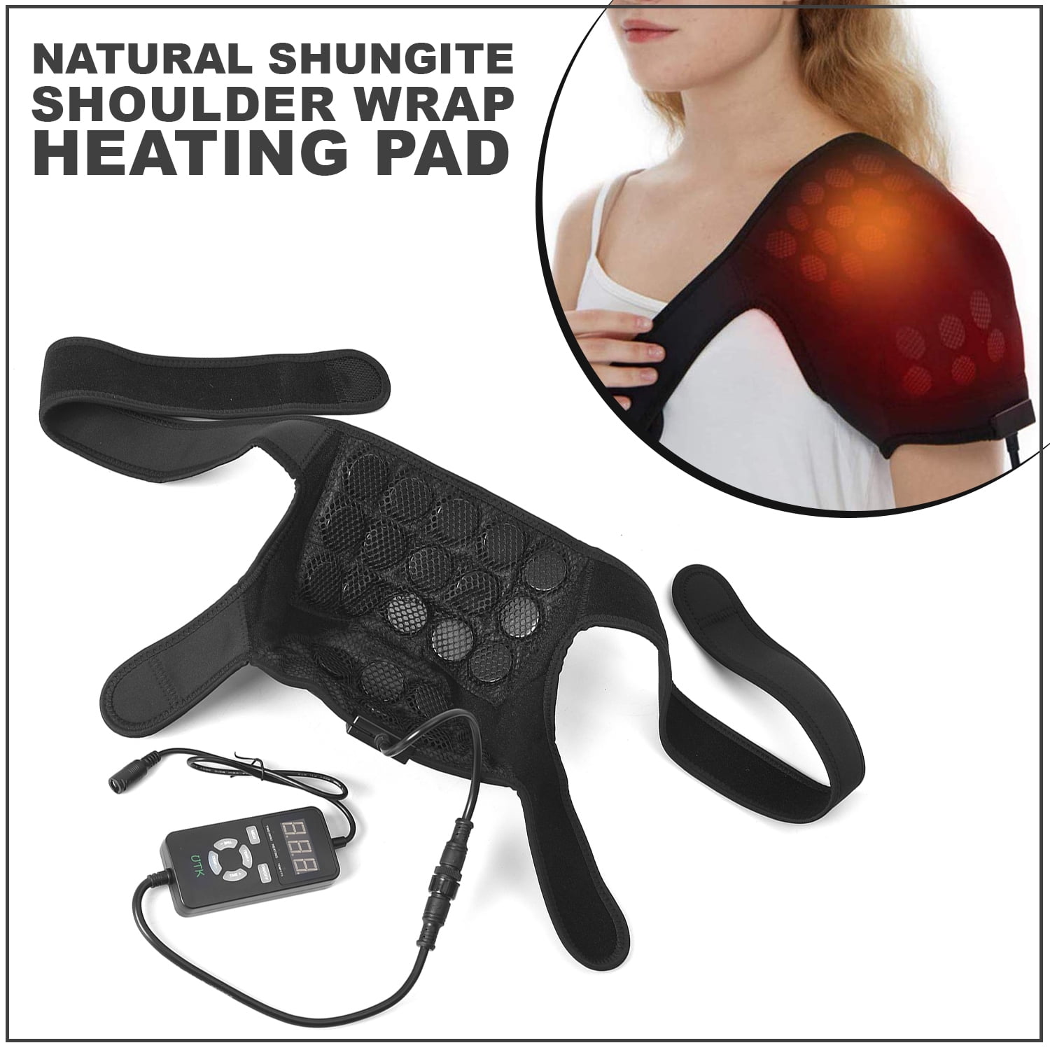 shoulder pad black top