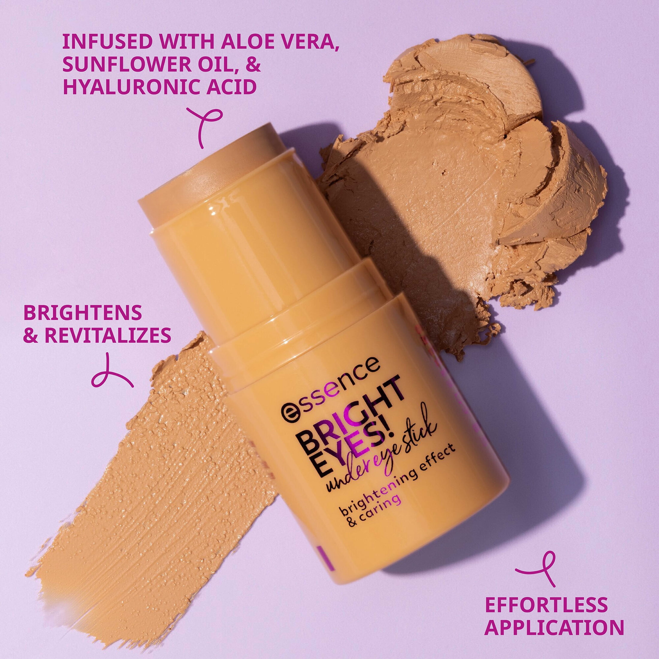 essence Bright Eyes! Under Eye Stick, 02 Warm Honey