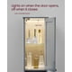 thumbnail image 3 of Mueble de baño VASAGLE, alto, con luces, 30 x 30 x 170 cm, color gris tórtola, 3 of 8