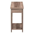 thumbnail image 3 of Furniture of America Quaint Modern Wood 1-Drawer Console Table in Light Oak, 3 of 7