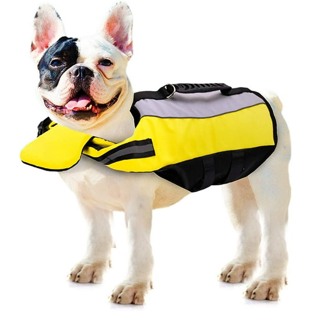 Gilet de sauvetage pour chien, bouée pour chien, gilet de sauvetage pour  animaux de compagnie, gilet de sauvetage, taille moyenne, manteau de  natation réfléchissant 