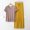 P, variant on LIZUOJUN Modal Pajamas for Women V Neck Short Sleeve Long Pants Wide Leg Soft Stretchy Lightweight Sleepwear Loungewear 2 Piece Set Summer Spring - L