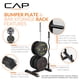 thumbnail image 3 of Set de discos CAP Barbell de 160 lb con rack de almacenamiento, 3 of 8